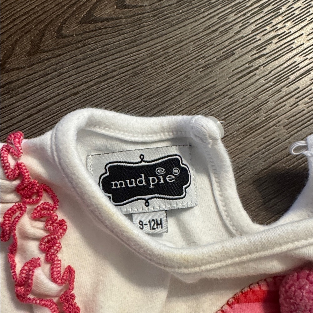Mud Pie Baby Outfit with Pink Accents - Picture 2 of 5